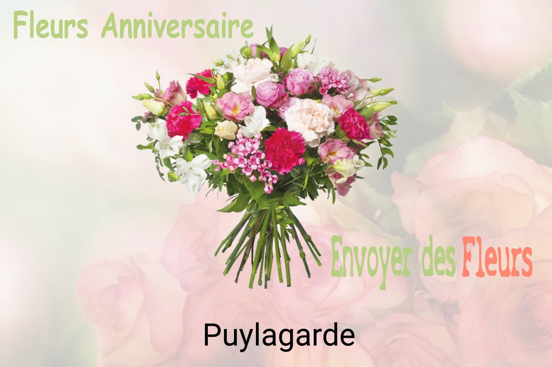 Bouquet de fleurs d’anniversaire livré à Puylagarde